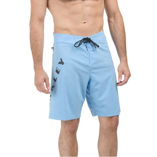 $45 Oakley Men's 20” Cut Logo Boardshort-  Blue - Size: 30W Swimshorts -New Tag