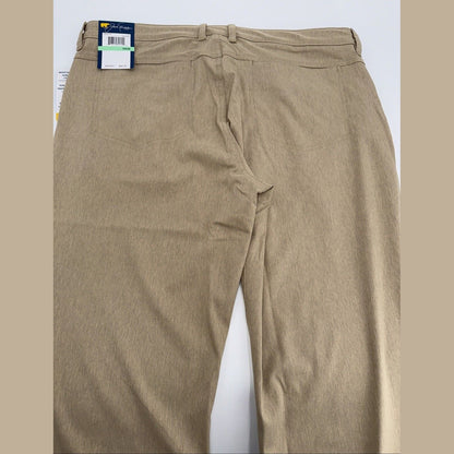 $80 Jack Nicklaus Men’s 5 Pocket Golf Pants Active- Chinchilla-Size: 34W 30L-New