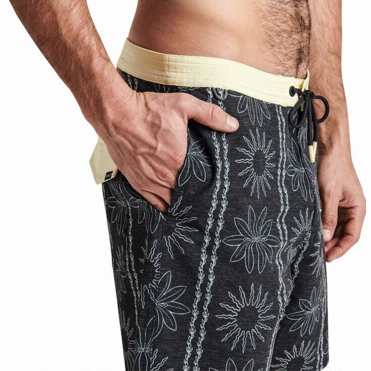 $89 Roark Men’s Chiller 17” Boardshorts Trunks Drawstring-Dark Navy-34W- New Tag