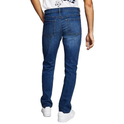 And Now This Men's Core Grant Slim-Fit Stretch Jeans - Med Blue- Size 29W