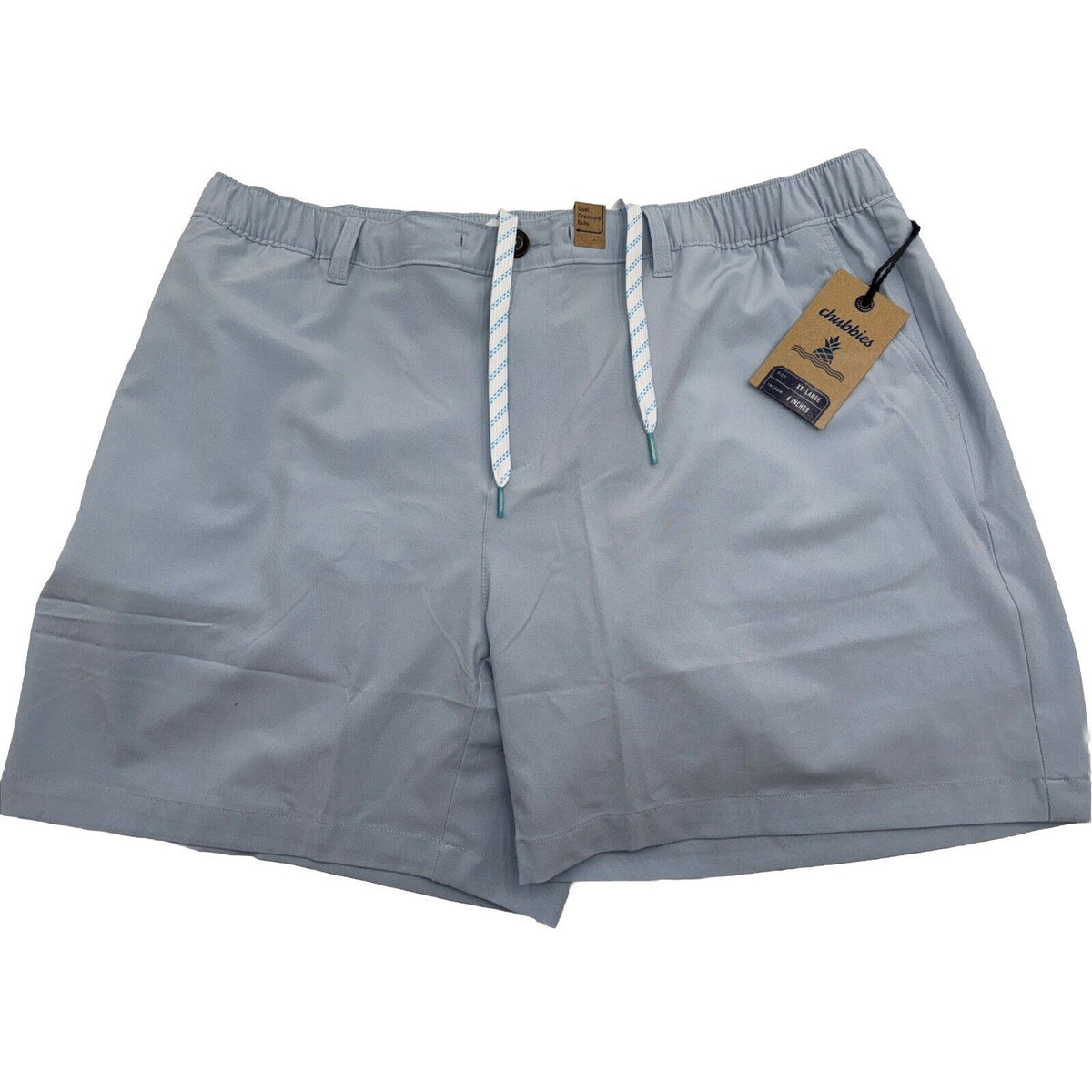 $65 Chubbies Men’s Everywear Tech Fabric 6” Shorts (2025 Version) Blue- 2XLarge