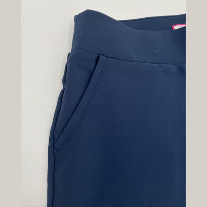 $54 Stella Parker Women’s GOLF 9” Stretch Micro-Shorts -Navy Blue- Medium- New