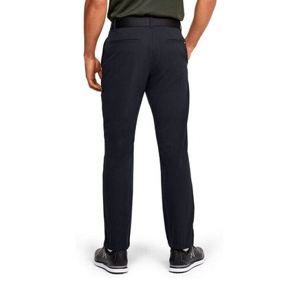 $70 Under Armor Men’s Wicking Golf Flat Front Pants -Black - Size: 34W 30L - New