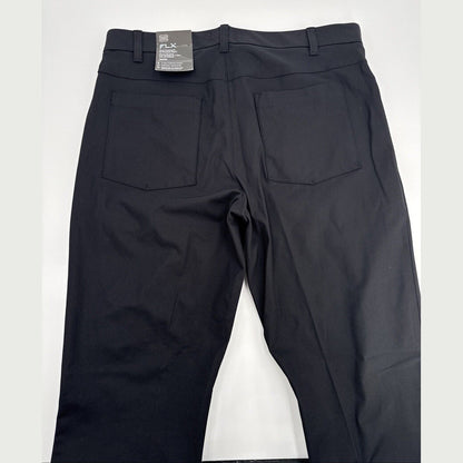 FLX Men’s Premium Slim 5 Pocket Pants- Black- 32W 30L - New Tags