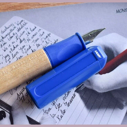 Lamy ABC Fountain Pen Beginner  - Calligraphy Blue - L09A - NEW In Gift Box