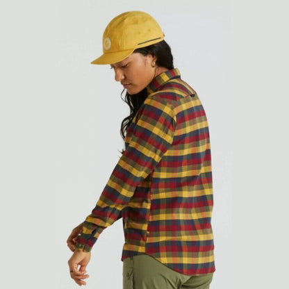 $180 FjallRaven Women’s Rider’s Flannel Plaid Thick Shirt- Flag Multi-Small-New