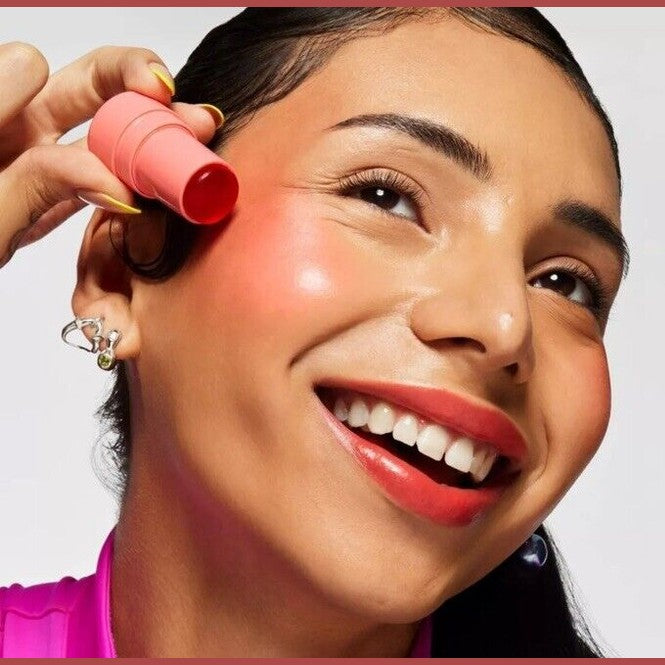 MILK MAKEUP Cooling Water Jelly Tint Lip + Cheek Blush Stain Spritz Coral Orange