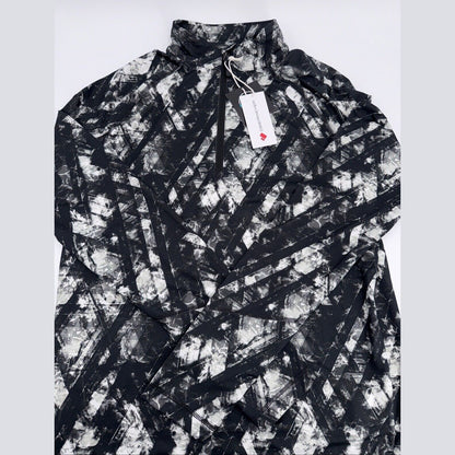 $119 Obermeyer Men’s Flex 1/4-Zip Mid-Layer Top- Descent Black/White - Medium