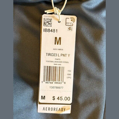 Adidas Boy’s Tiro 23 League Pants- Team Onix - Size: Youth Medium - NWT