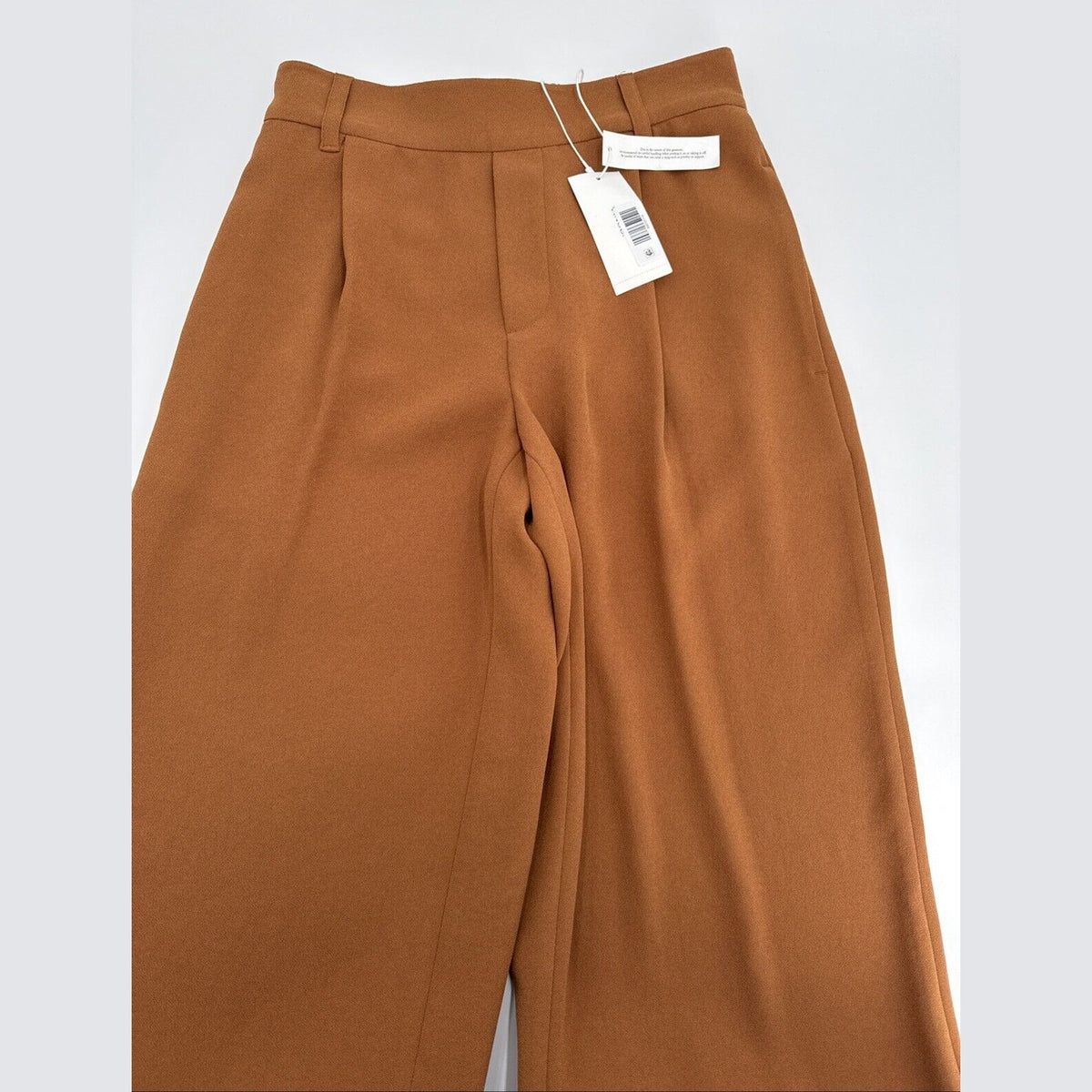 $395 Vince Women’s Wide Leg Pull-On Pants- Brown Tan- Medium- New With Tags