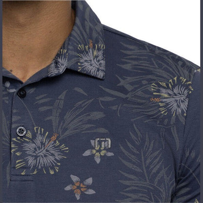NEW 2023 TRAVISMATHEW CALMER WATERS GOLF POLO- DRESS BLUES- Size: SMALL - Sale!!