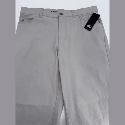 $80 Adidas Ultimate 365 Men's Tapered Golf Pants ADVR0856- Grey-34W 30L-New Tags