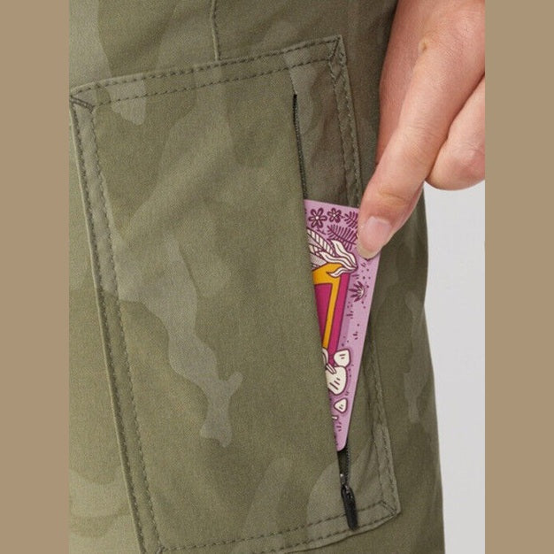 PrAna Women’s Halle II Hybrid Jogger Pants-Sage Camo- Size: 2 -New Tag  $95