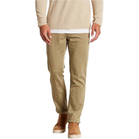 Ezekiel Men’s Tinker Five Pocket Straight Leg Pants Jeans - Dark Khaki- 29Wx32L