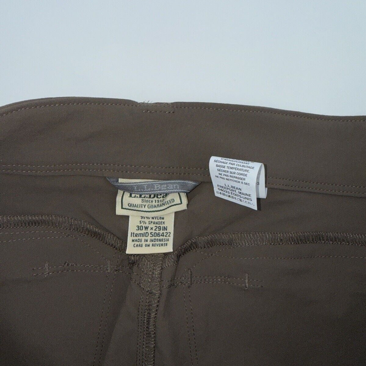 $79 LL Bean Men’s Cresta Hiking Cargo Nylon Stretch Outdoor- Cinder- 30W 29L