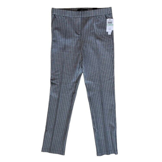 $110 Amanda & Chelsea Women's Chloe Modern Slim Leg Pants-Plaid- Size 8