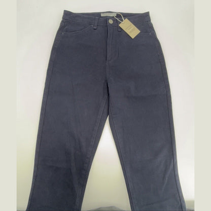 $150 Peter Millar Women's Karlie Stretch Sateen High Rise Pant-Navy-Size: 4 -NEW