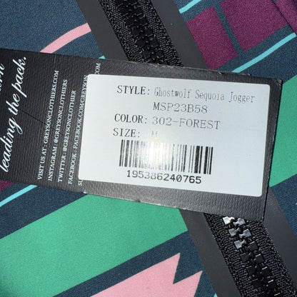 Greyson Men’s Joggers Ghostwolf Sequoia Print- Multi- Medium- MSRP $198- New Tag