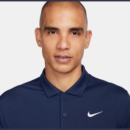 $50 Nike Men's Dri-FIT Golf Polo Shirt - Navy Obsidian- Medium - New Tags