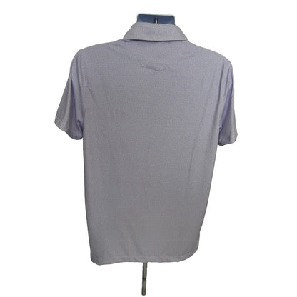 $59 Kenneth Cole Men’s Pique Cooling Performance Polo Shirt UPF 50-Orchid-Small