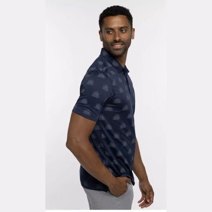 $95 Travis Mathew Men’s At The Buffet No Logo Golf Polo Shirt- Navy-Small -New