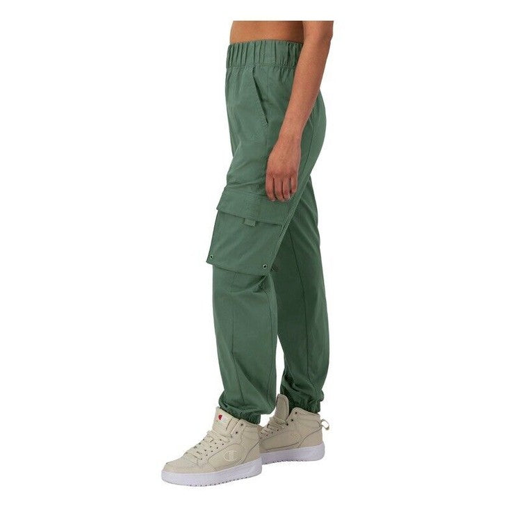 $65 Champion Women’s Woven Utility Cargo Pants Pockets-Nurture Green-Medium-New
