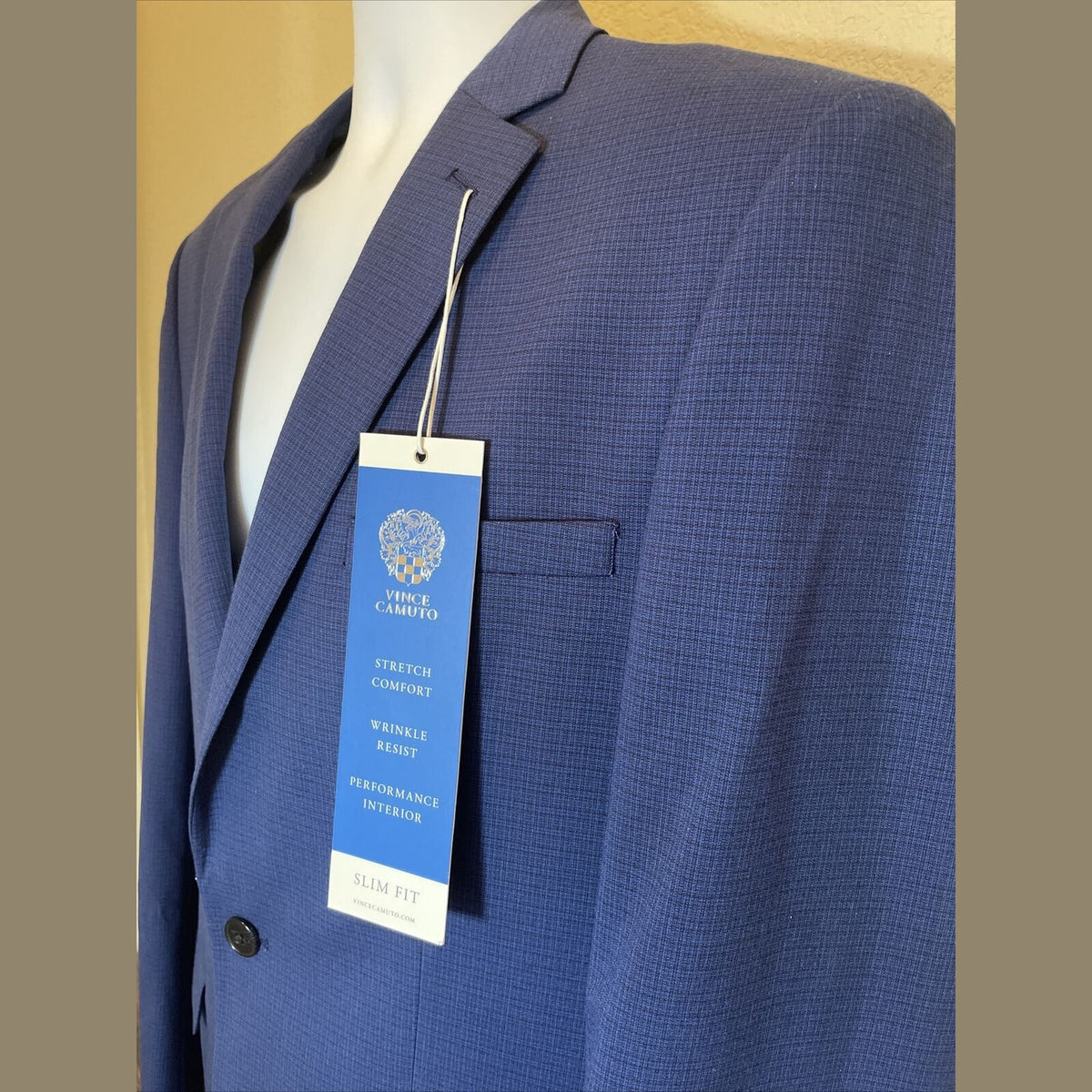Vince Camuto Men’s Beautiful Dress Jacket VX036SV5162 - 38L- Blue - New WT $360