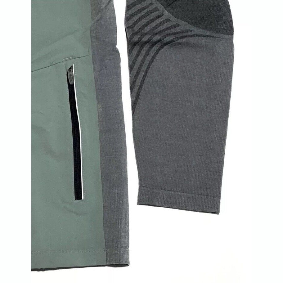 $220 Smartwool Men’s Intraknit Active Full Zip Jacket Merino - Lead Gray- Small
