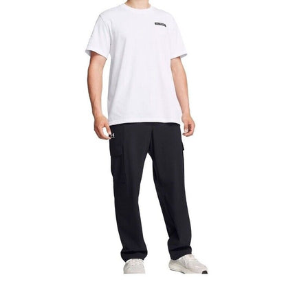 $80 Under Armour Men's UA Woven Vibe Cargo Joggers - Black - Small- New Tag