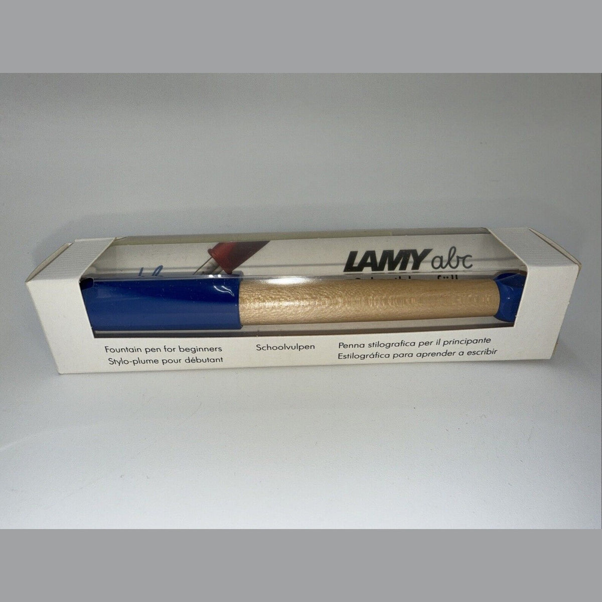 Lamy ABC Fountain Pen Beginner  - Calligraphy Blue - L09A - NEW In Gift Box