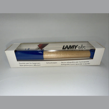 Lamy ABC Fountain Pen Beginner  - Calligraphy Blue - L09A - NEW In Gift Box