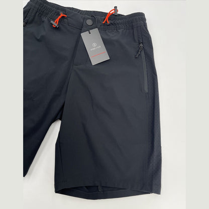 $200 Bogner Fire + Ice Black/orange Trim Roberta Hiking Shorts-Size: 4 XS-New