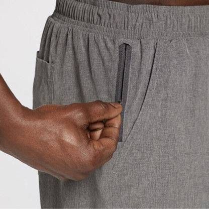 VRST Men's 7 Inch All-In Athletic Shorts-Warm Mushroom Heather-Small-New Tag $55