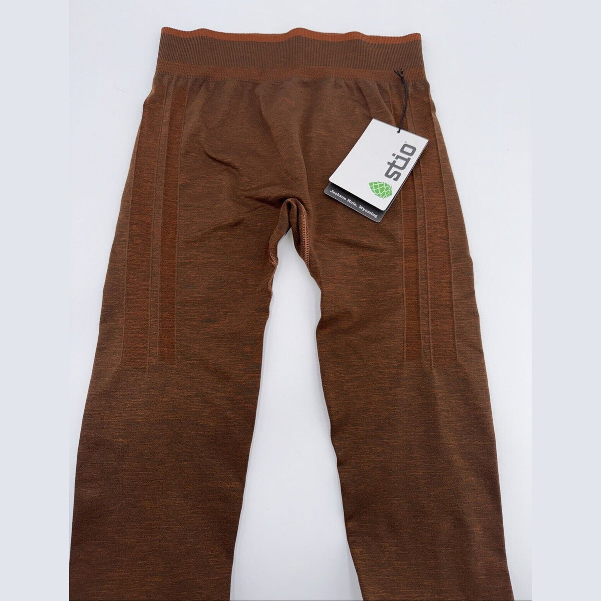 Stio Women's Seamless Tight Leggings- Tan Heather - Large -New Tag