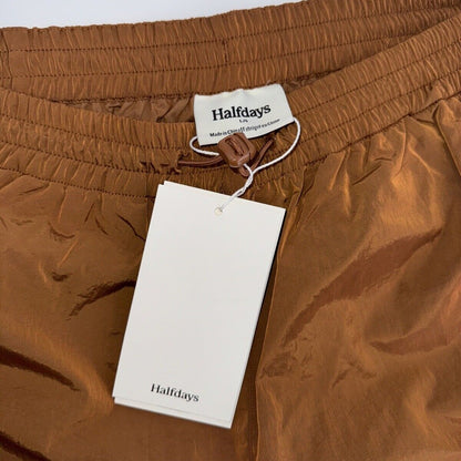 $115 Halfdays Women’s Watson Nylon Cargo Pants baggy Hiking -Caramel-Large-NEW