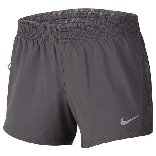 Nike Dry Fit Shorts Women's 2in1 Lined Running Training- Gunsmoke - 2XL-New