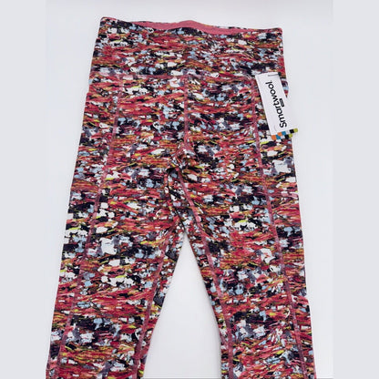 $120 Smartwool Women’s Active Printed 7/8 Leggings-  Guava Pink - Medium- New