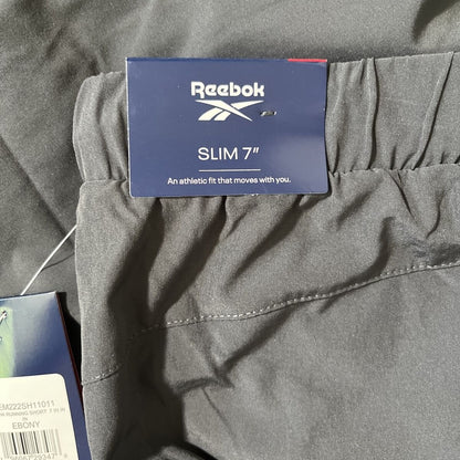 Reebok Men's Alpha Lightweight  Training Athletic Shorts- Ebony Gray- Large-New