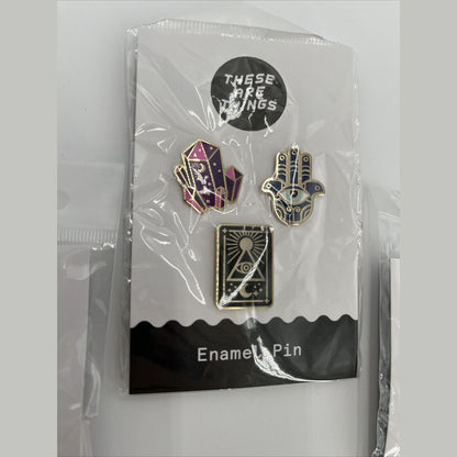 These Are Things Combo Lot Of 3 Enamel Pin Sets, New! Best Price