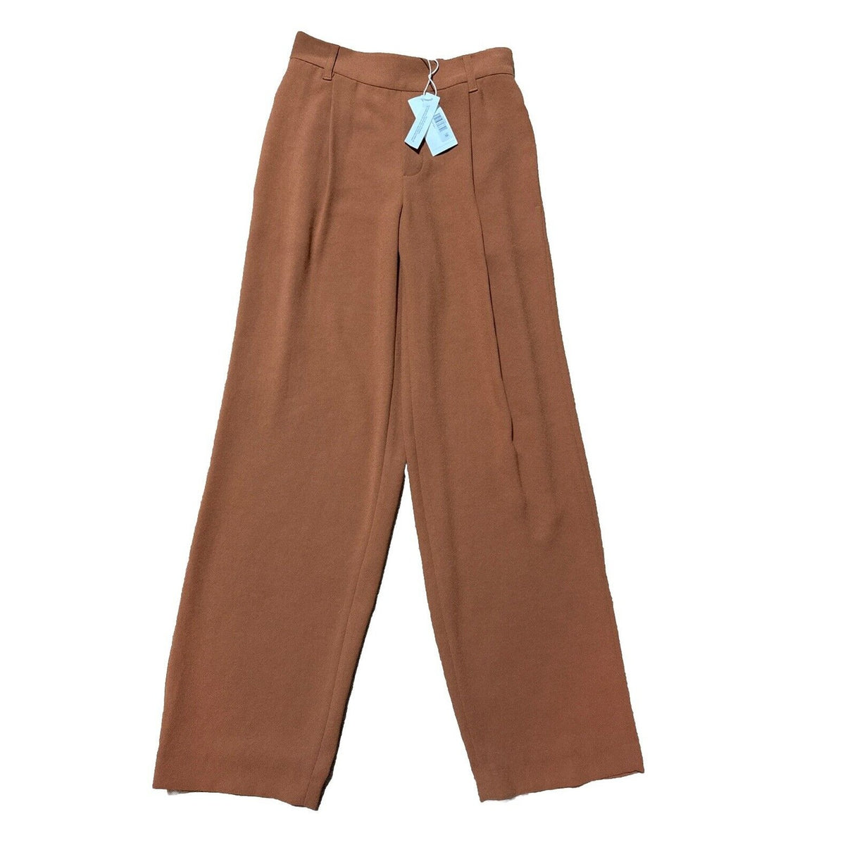 $395 Vince Women’s Wide Leg Pull-On Pants- Brown Tan- Medium- New With Tags
