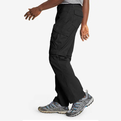 Eddie Bauer Men’s Convertible Rainier Hiking Cargo Pants -Black- 34W 32L-New Tag