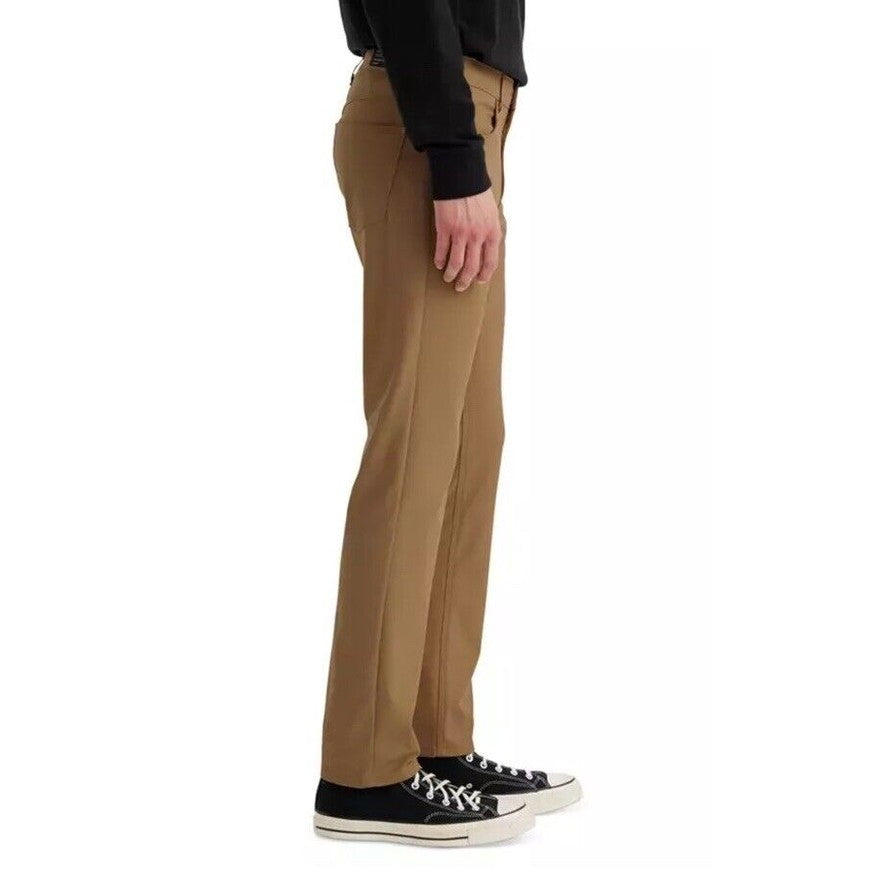 $70 Levi's Men's 511 Slim Tech Pants Stretch A92130010- Tan - 30W 30L - New Tag