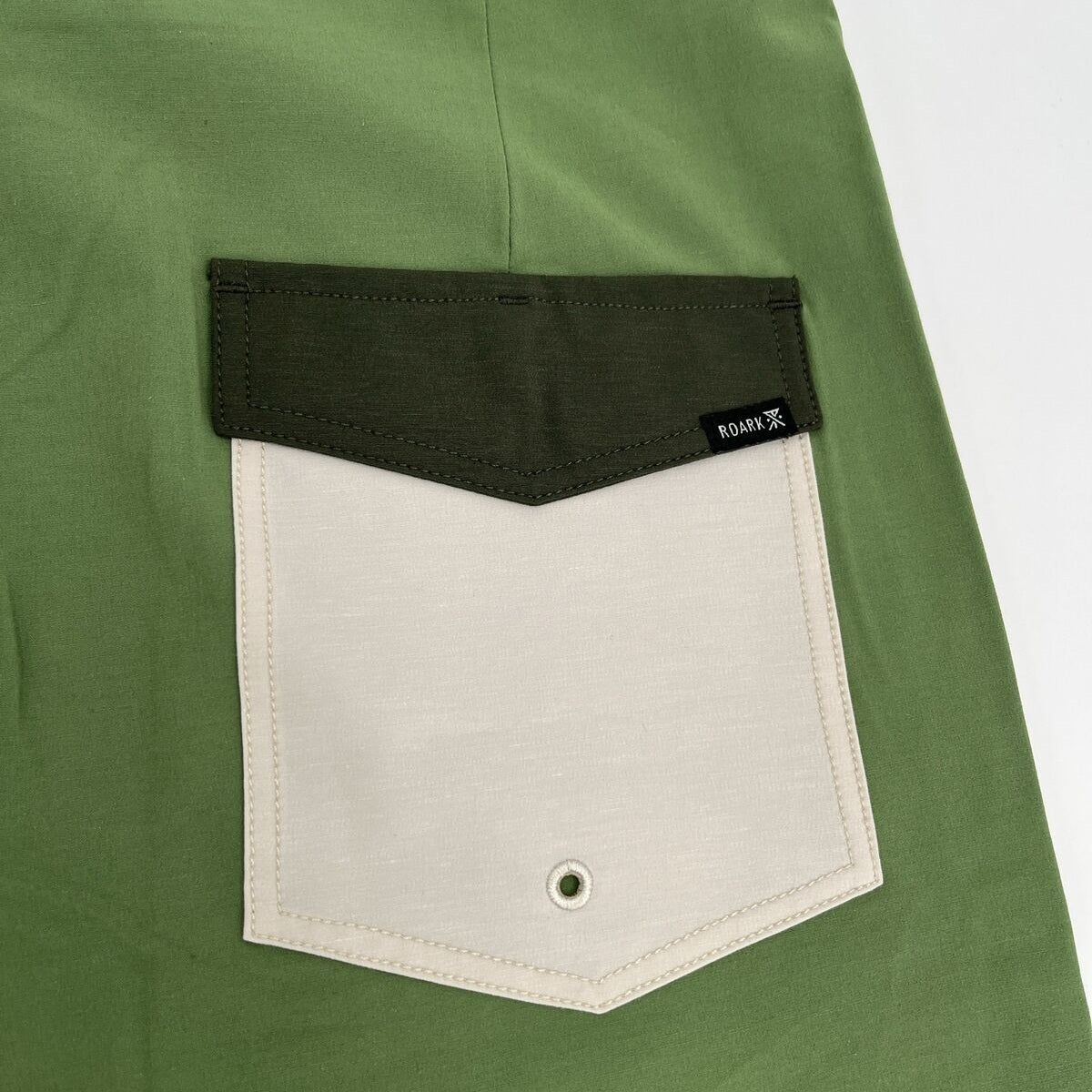 $69 Roark Men’s Chiller 17” Mixtape Boardshorts Trunks-Jungle Green-30W- New Tag