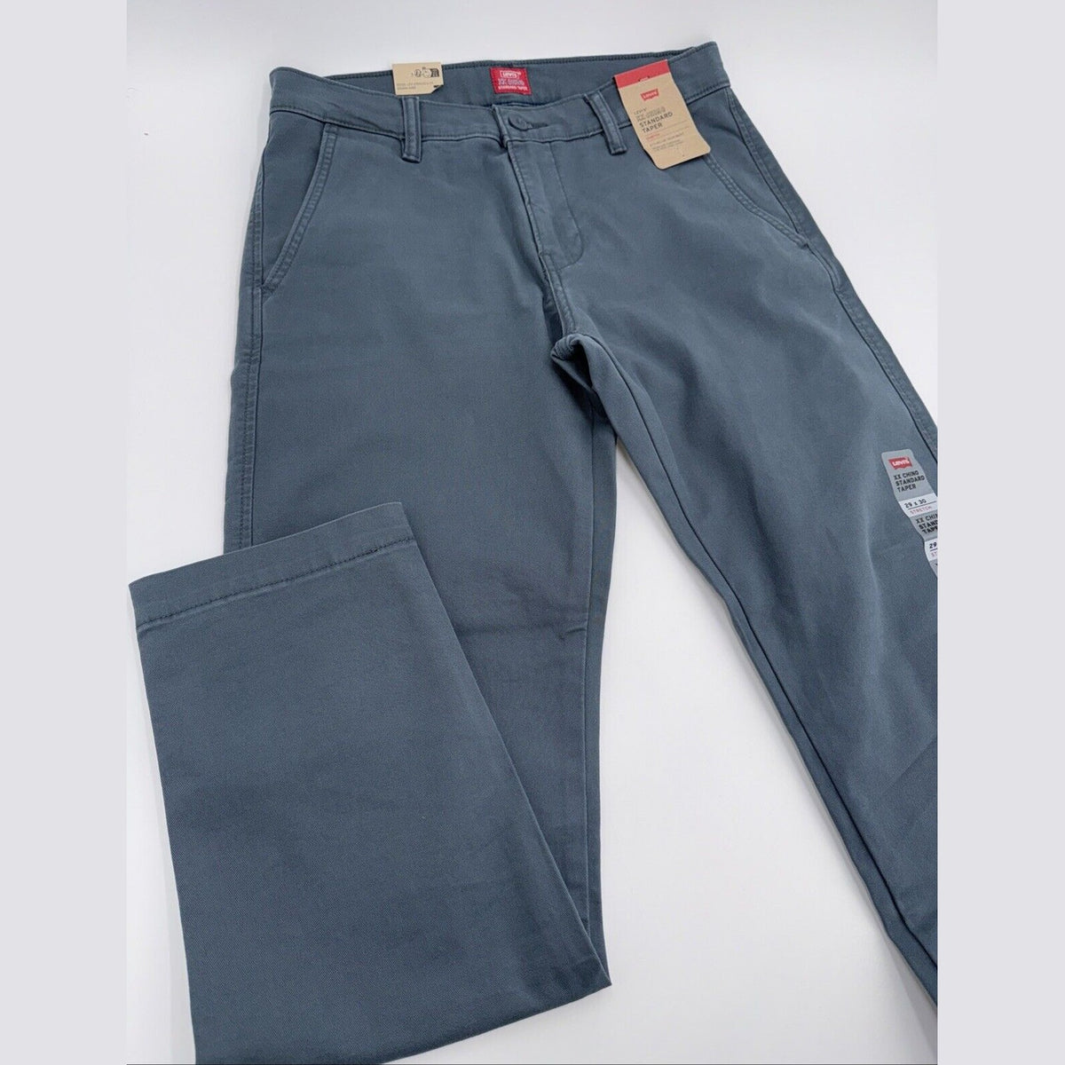 $70 Levi's Men's XX Chino Straight Fit Standard Tapered Pants-Grey -Size 29W 30L