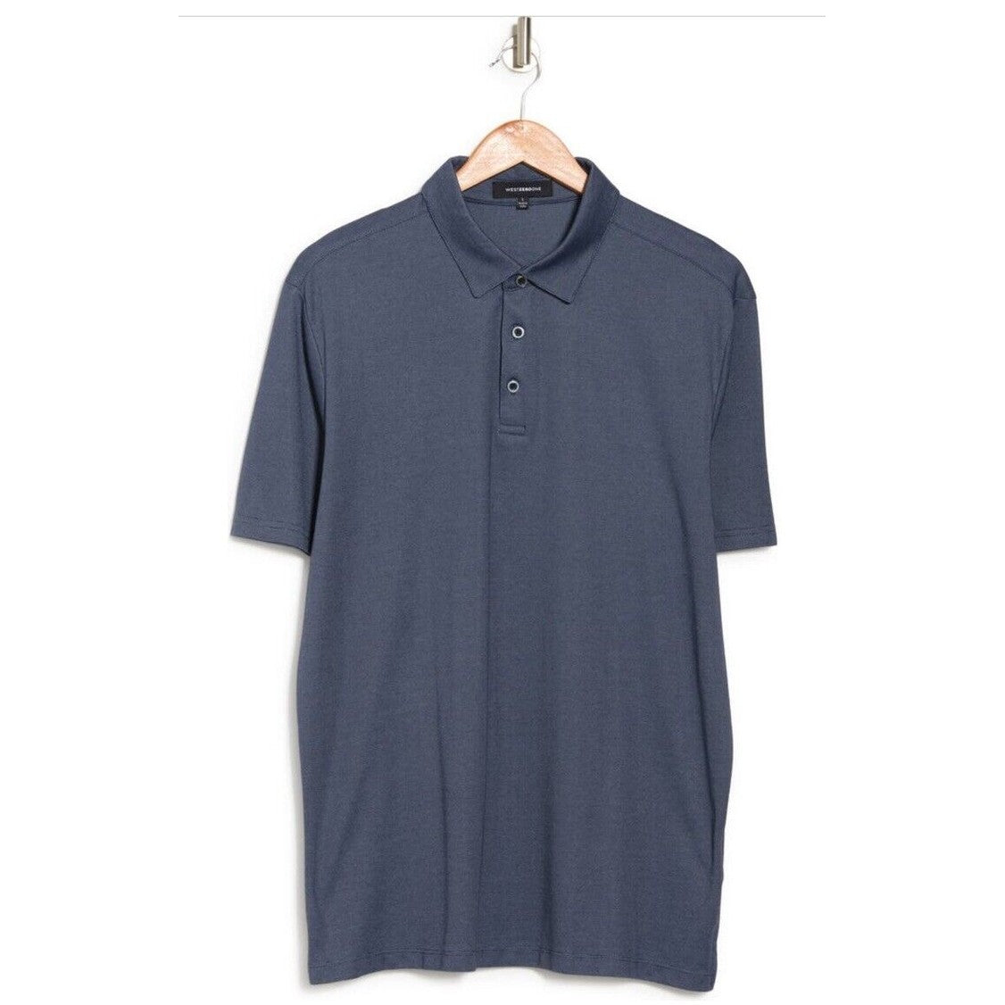 Westzeroone Men’s River Valley Polo S/S Shirt - Blue Night- Small- New Tags $69
