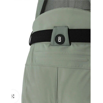 $790 Bogner Men’s Curt Softshell Ski Waterproof Pant- Slate Green-Large-New Tag