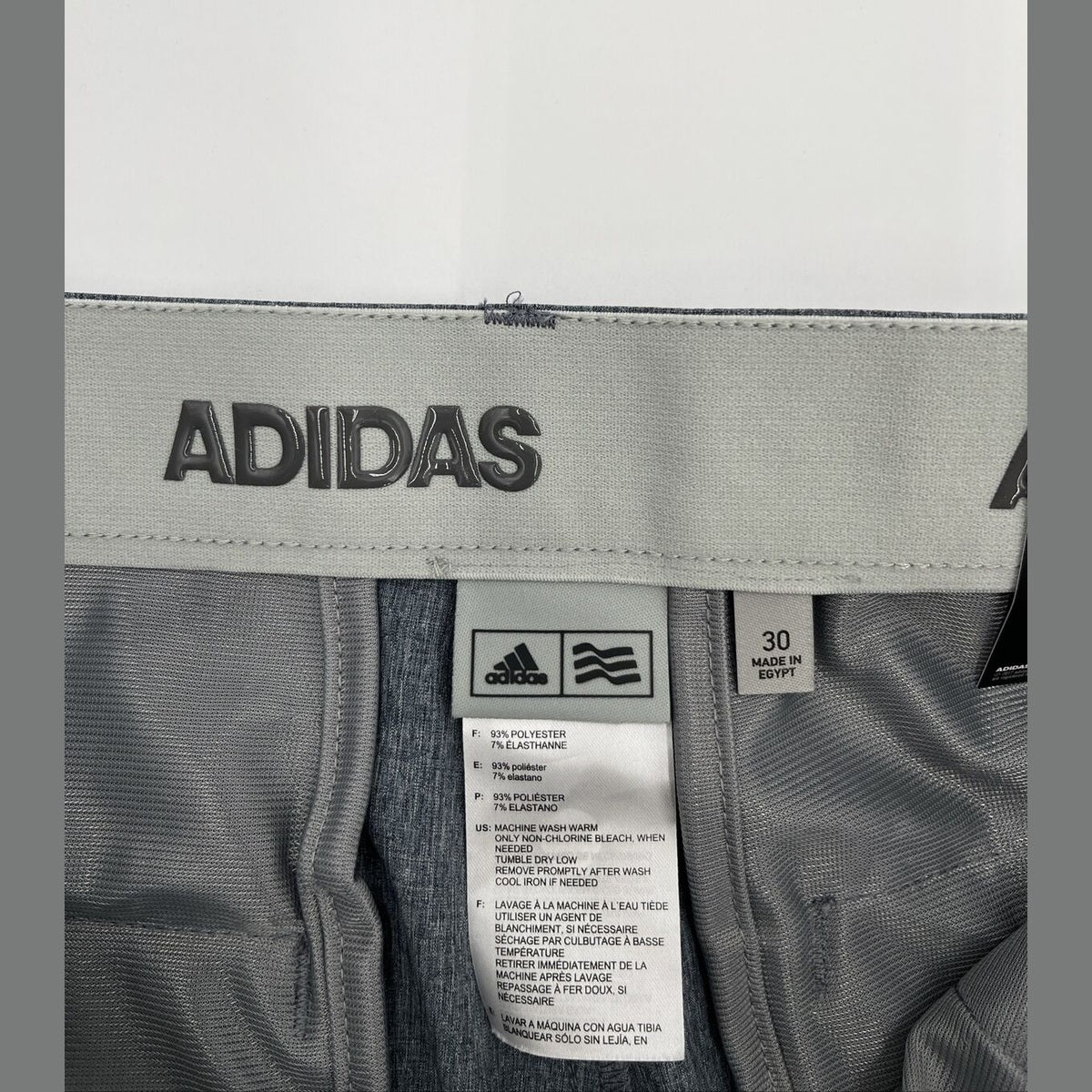 $70 Adidas Golf Ultimate 365 Golf Woven Shorts 10”-Heather Crew Navy Size: 30W