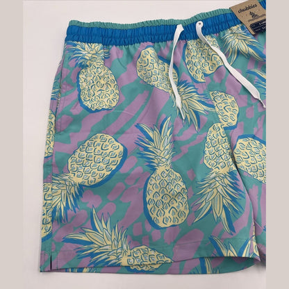 Chubbies Men's Stretch Swim Trunks 5.5" The Low Tides-Multi-X-Large-New $70