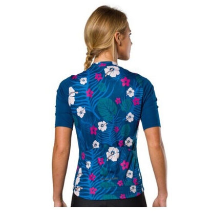 $80 New Pearl iZUMi Women's Attack Cycling Jersey-Twilight Tropical-Medium