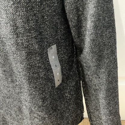 And Now This Mens Waffle-Knit Crew Neck Pullover Sweater-Black-Small-New Tag $50